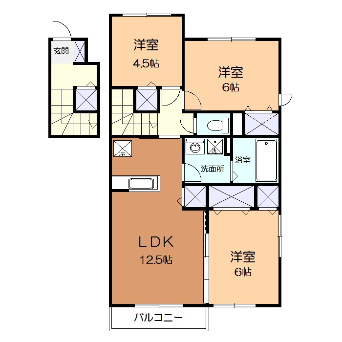 和　弐番館の間取り