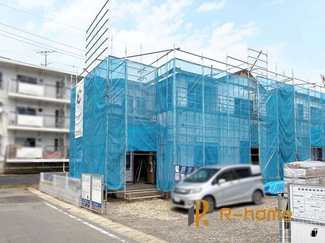 古河市三和　新築戸建て　1号棟の外観|ご予約を頂ければ、『平日』はもちろん『早朝』や『夜間』もご見学可能です♪お気軽にお申し付けください♪