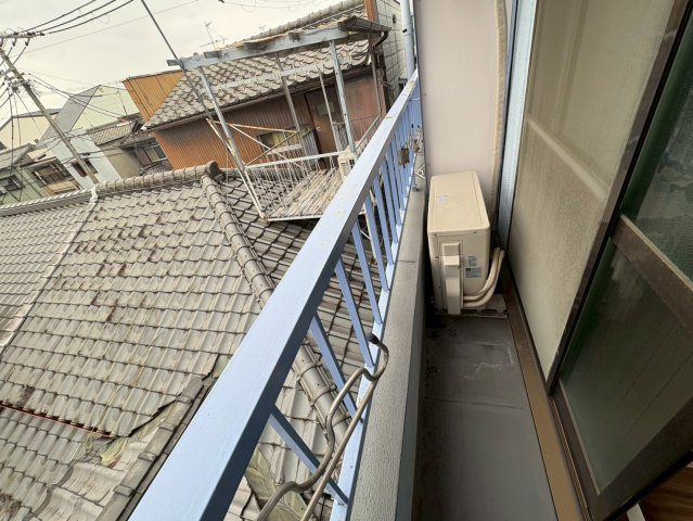 サニーマンションのバルコニー