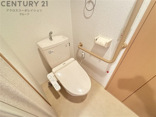 温水洗浄便座つきで便利です