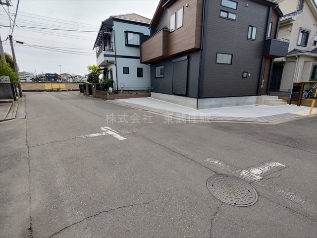 【前面道路含む現地写真】 | 川越市今福　全１棟 | 都市ガス・本下水