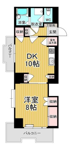 【間取り】 | タワーレジデンシア鹿沼 | 使い勝手の良い間取りです！