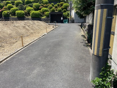 【前面道路含む現地写真】 | 枚方市香里ケ丘４丁目　土地