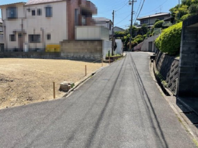 【前面道路含む現地写真】 | 枚方市香里ケ丘４丁目　土地