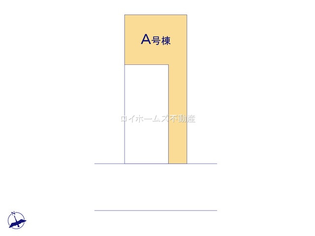 【区画図】 | 名古屋市西区枇杷島５丁目12-7『仲介料無料』新築戸建て | A号棟