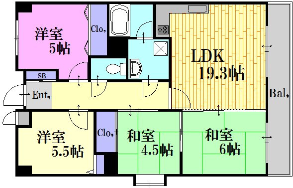 【間取り】 | クシティガルバビル