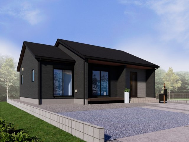 壬生町表町　新築戸建2-2の外観パース