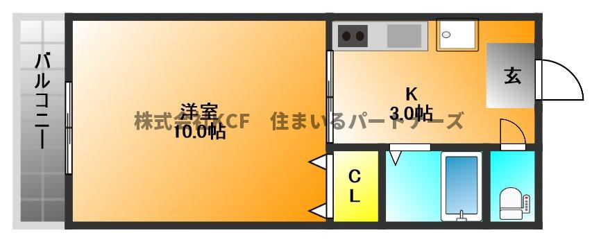 エトランゼ宮本3の間取り