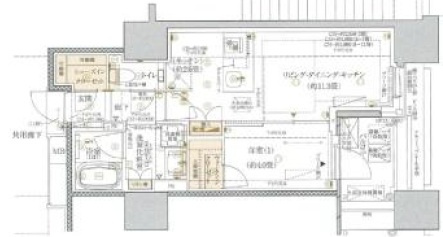 プラウド神戸トアロードの間取り