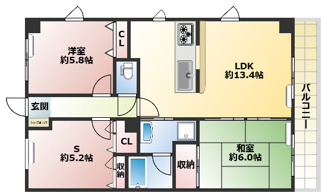 【間取り】 | メトロハイツ西落合