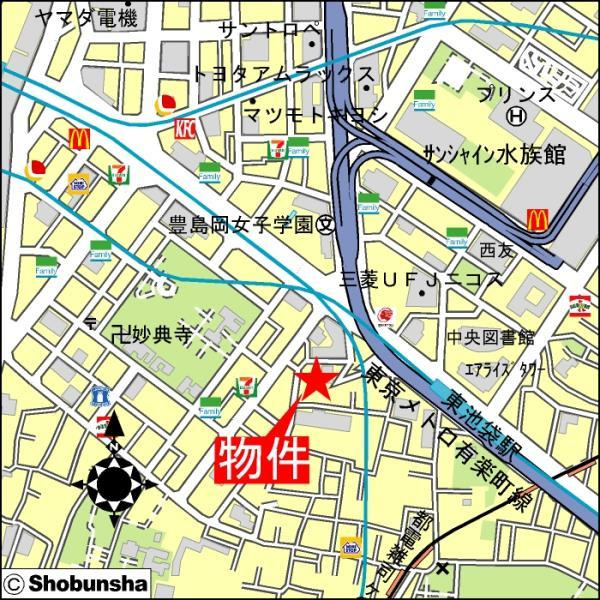 ＢｒｉｌｌｉａＴｏｗｅｒ池袋の地図