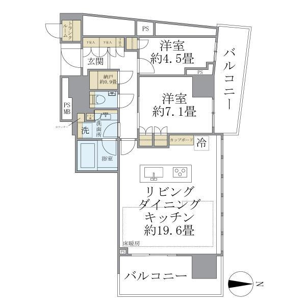 ＢｒｉｌｌｉａＴｏｗｅｒ池袋の間取り