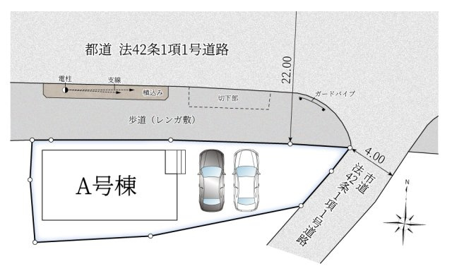 【区画図】 | ご家族様のプライベート空間が確保できる素敵な間取りです。また敷地ゆったりですので、おうち時間を楽しむのにもぴったりですね♪
