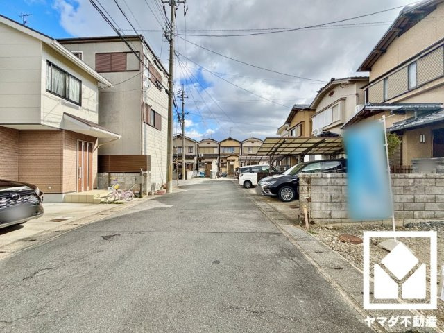 伏見区久我本町　2期の前面道路含む現地写真|4月3日　現地写真更新