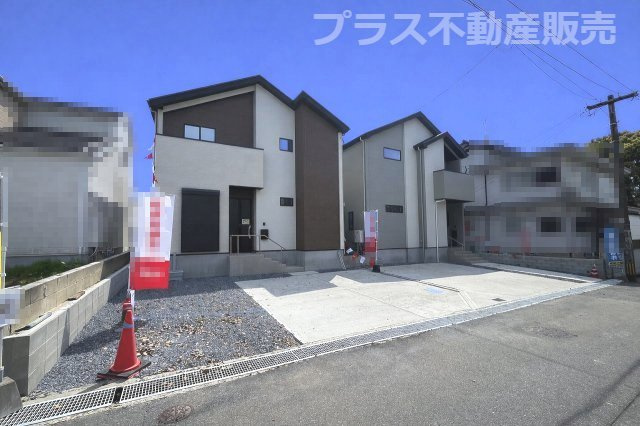 【外観】 | 糟屋郡久山町猪野4期　1号棟（全2棟）【仲介手数料無料・0円】 | 現地写真。プラス不動産販売なら、現場の全ての棟をまとめてご見学頂けます。