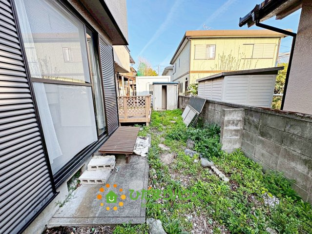 杉戸町杉戸　中古一戸建ての庭|BBQやガーデニング等、様々な用途で使えます。