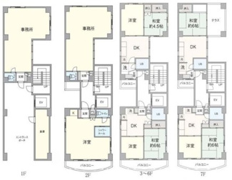 【間取り】 | 天王町ファーストビル