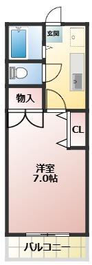 シャルムFⅠの間取り