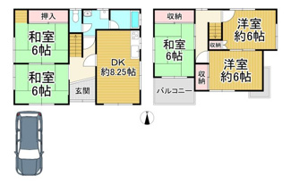 【間取り】 | 川西市東畦野1丁目7の26　中古ー戸建て