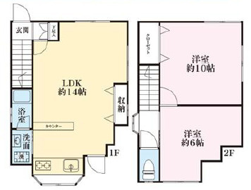 【間取り】 | 東元町一丁目戸建て