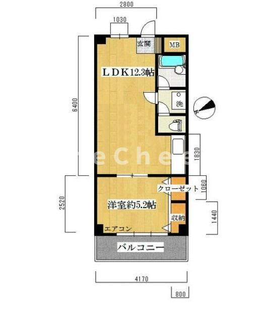 オークマンションの間取り