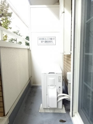 ロックガーデン森Ｂのバルコニー