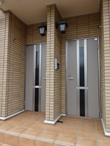 ロックガーデン森Ｂのエントランス