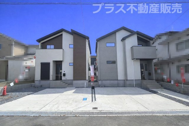 【外観】 | 糟屋郡久山町猪野4期　2号棟（全2棟）【仲介手数料無料・0円】 | 現地写真。プラス不動産販売なら、現場の全ての棟をまとめてご見学頂けます。