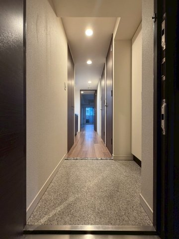 プレサンス江戸堀の玄関