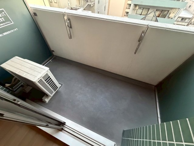 プレサンス江戸堀のバルコニー