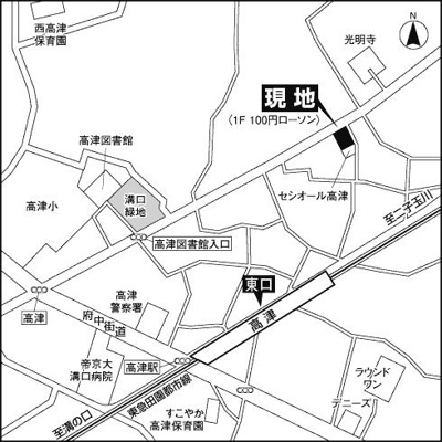 【地図】 | ベルプリューム高津