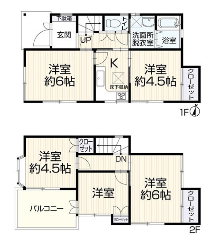 横浜市旭区金が谷1丁目 中古戸建て【仲介手数料無料】の間取り