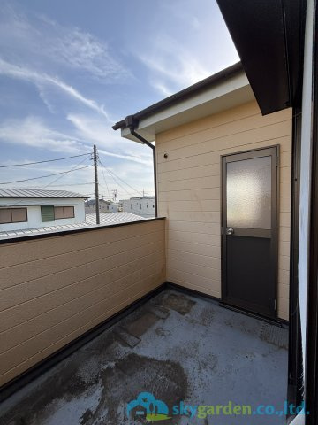 大磯町西小磯　中古戸建てのバルコニー|
