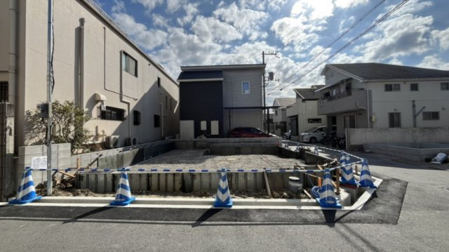 豊中市上野東１丁目　新築戸建住宅の外観