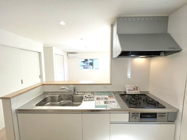 新築戸建　長野市稲里一丁目　全3棟のキッチン