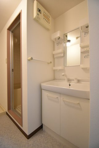 カワデンセントリックハイツの洗面所