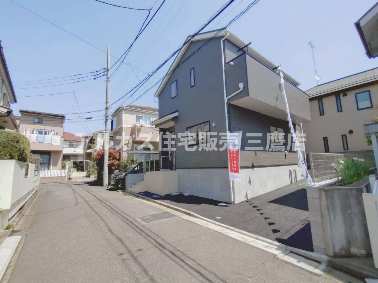 西武多摩川線 新小金井駅 徒歩11分 新築戸建 小金井市東町5丁目の前面道路含む現地写真