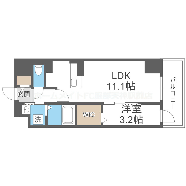 ECORO TOYONAKAの間取り