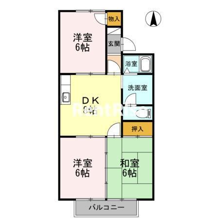 ビューラー宮田の間取り