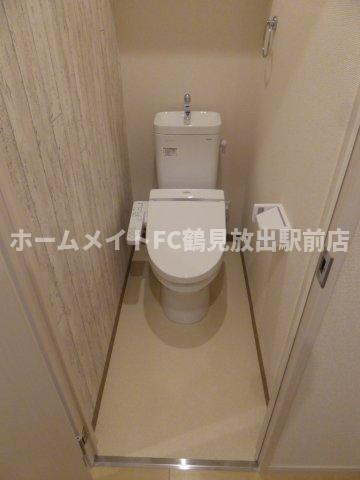 大阪市鶴見区今津中４丁目のアパートのトイレ