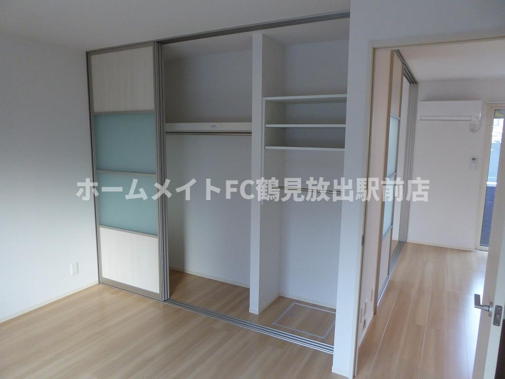 大阪市城東区諏訪２丁目のアパートの収納