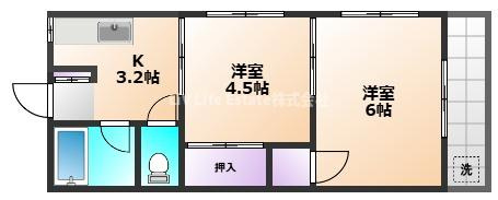 マルイ荘の間取り