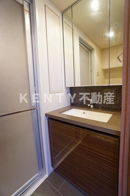 【洗面所】 | ザ・パークハビオ品川戸越 | 脱衣スペースもあります
