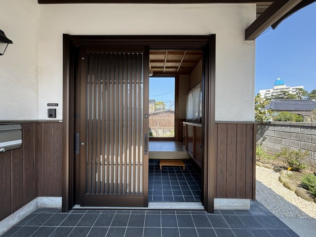 皆生温泉1丁目戸建の玄関