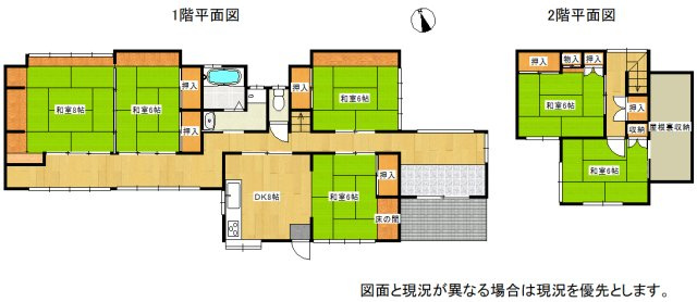 皆生温泉1丁目戸建の間取り