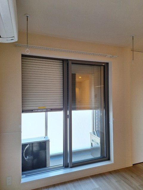 グラン碑文谷Aの内装|★防犯シャッター　室内物干しフック★