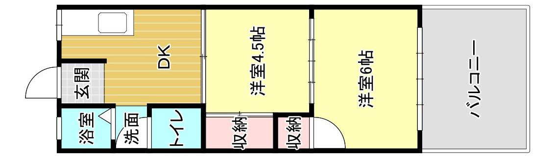 本南マンションの間取り