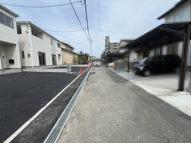 【その他】 | 糟屋郡篠栗町田中3丁目第3　1号棟（全2棟）【仲介手数料無料・0円】 | 現地写真。前面道路です。