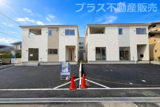 【外観】 | 糟屋郡篠栗町田中3丁目第3　1号棟（全2棟）【仲介手数料無料・0円】 | 現地写真。プラス不動産販売なら、現場の全ての棟をまとめてご見学頂けます。