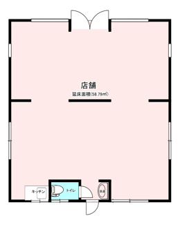 【間取り】 | 小作台５丁目店舗